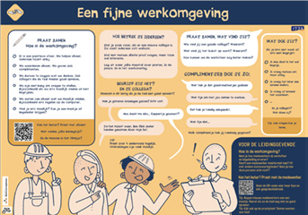 Praatplaat 'Een fijne werkomgeving'