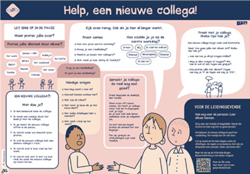 Praatplaat 'Help, een nieuwe collega!'